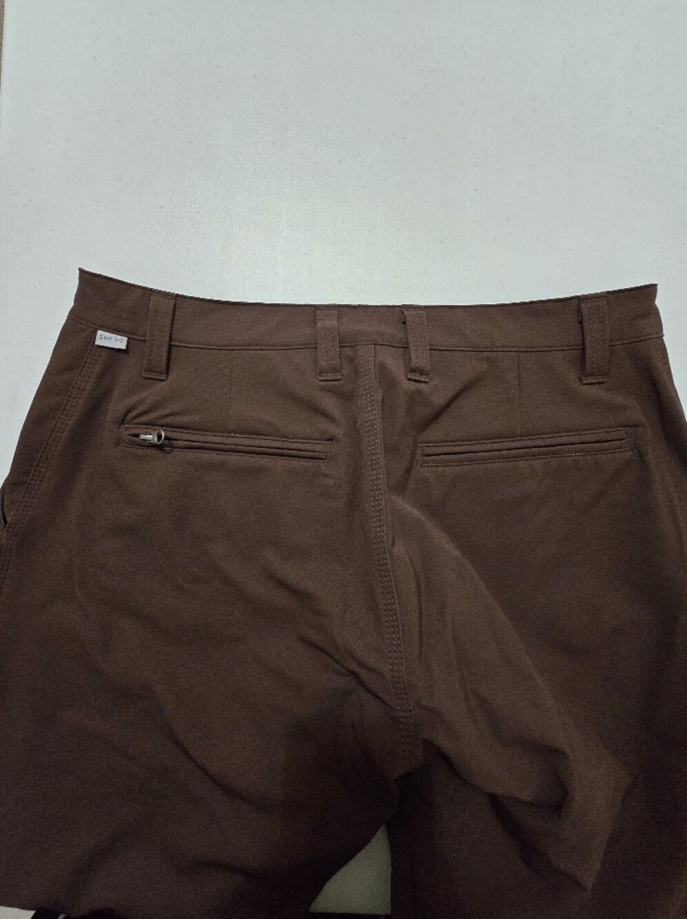 Swrve Downtown Trousers Trim Fit Water Resistant 4-Way Stretch Men's 34 - Picture 14 of 14